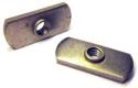 Center Hole Design without Projections Plain Finish Steel Tab Weld Nuts